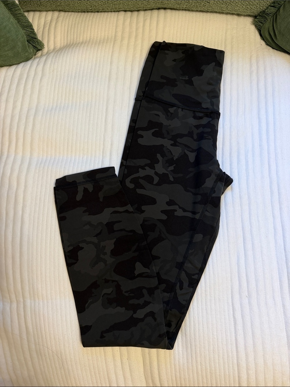 lululemon athletica Black & Charcoal Camo Leggings
